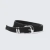 Western Faux Leather Belt – Black