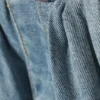 Wide Baggy Denim Joggers – Tide Blue