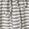 Wide-Leg Pull-On Lyocell Trousers – Grey & White Stripes