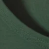 Wide Shoulder Fitted Tank Top – Dark Green