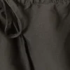 Wide Washed Pull-On Shorts – Dark Mole