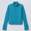 Winona Zip Cardigan – Bright Blue
