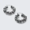 Wired Earrings – Silver