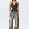 Wrap Halter Top – Dark Grey