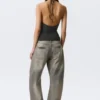 Wrap Halter Top – Dark Grey