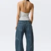 Wrap Halter Top – Grey Melange