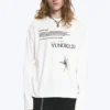Yungblud Boxy Printed Long-Sleeved Tee – Off-White