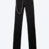 Yungblud Low Rise Slim Straight Leg Jeans – Black