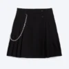 Yungblud Mid Rise Denim Kilt – Black