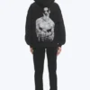 Yungblud Printed Oversized Hoodie – Off-Black