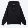 Yungblud Printed Oversized Hoodie – Off-Black