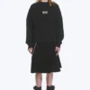 Yungblud Printed Oversized Sweatshirt – Off-Black