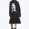 Yungblud Printed Oversized Sweatshirt – Off-Black