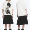 Yungblud Printed Oversized Tee – Off-White