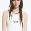 Yungblud Printed Tank Top – Off-White