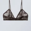 Zelda Lace Bralette – Dark Brown