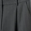 Zia Suit Trousers – Grey Pinstripe