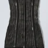 Zip Tube Dress – Black