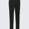 Zipped Stretchy Trousers – Dark