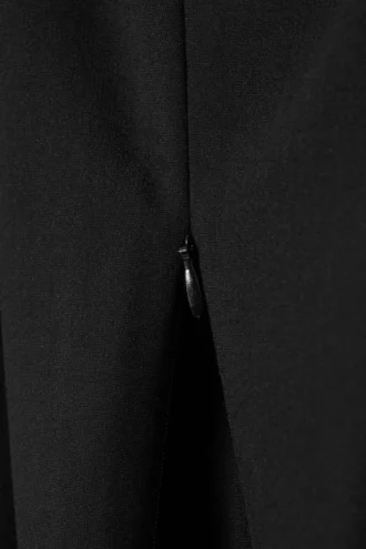 Zipped Stretchy Trousers – Dark